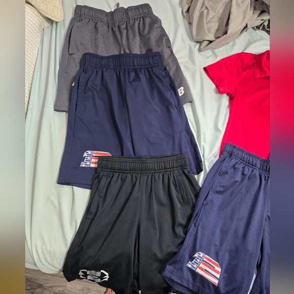 Boy's Lot Mainly Shorts Size Xs And Small Under Armour, NB, Jordan - Picture 3 of 11